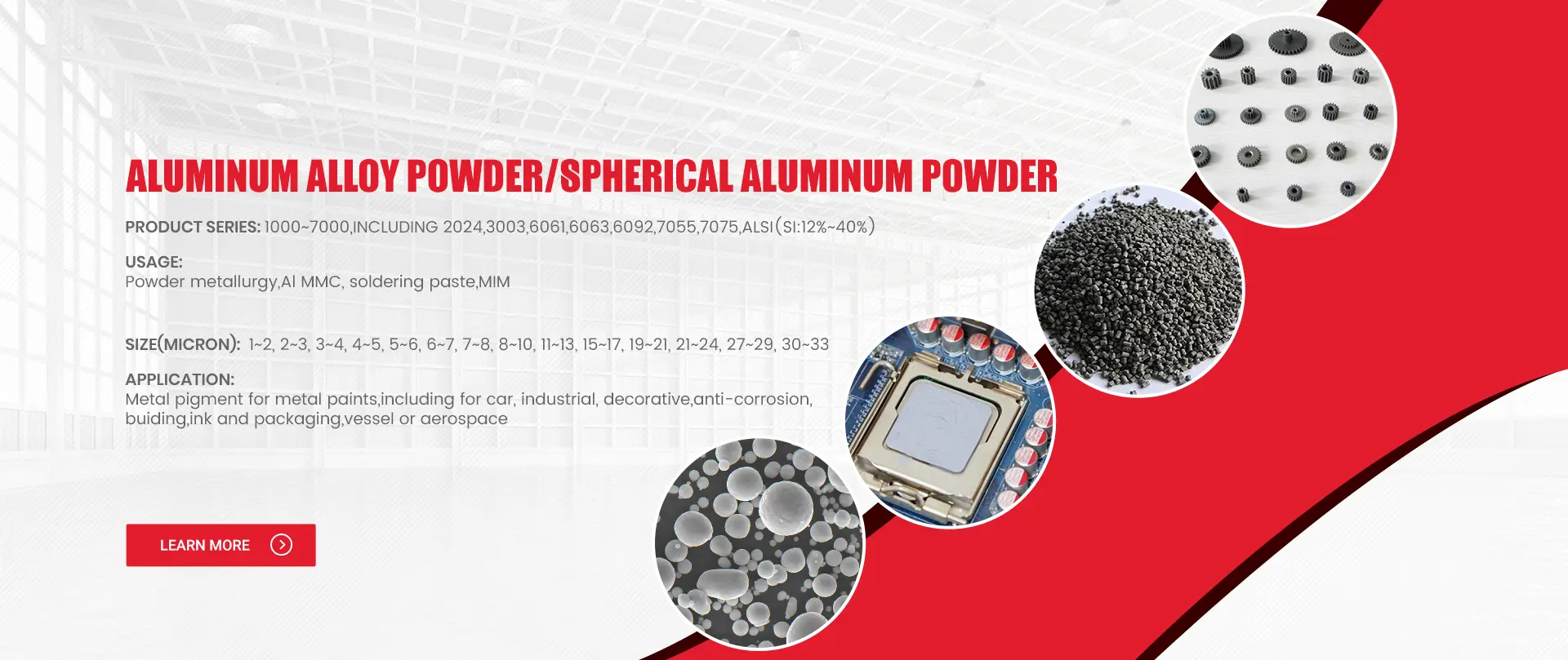 Spherical Aluminium Powder